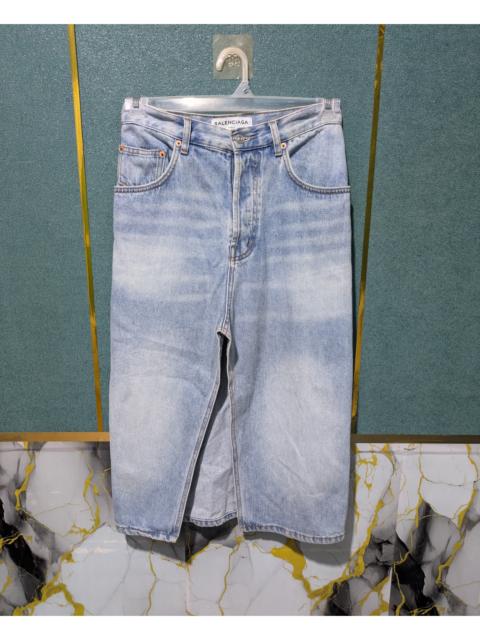 BALENCIAGA Balenciaga High-Waist Denim Skirt