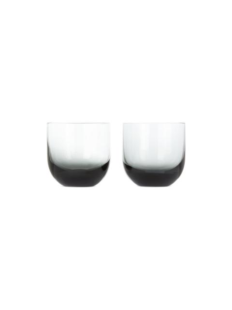 Tom Dixon Black Tank Whiskey Glasses Set, 200 mL