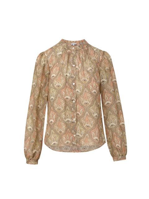 VERONICA BEARD ASHLYNN SILK BLOUSE