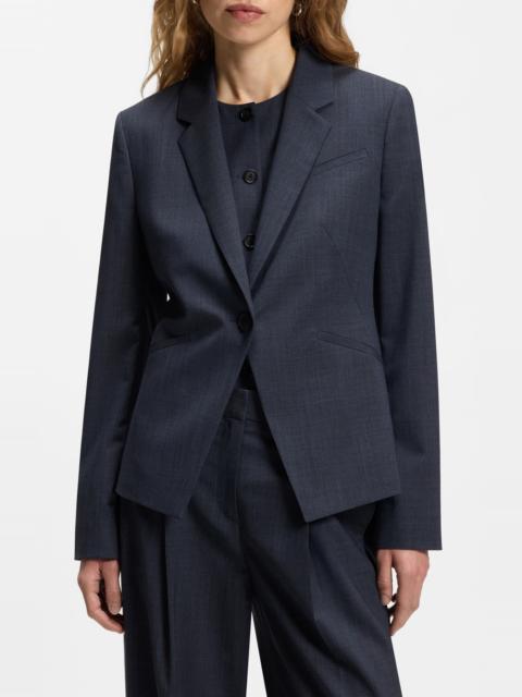 BOSS BOSS Jia Wool Jacket in Sky Captain at Nordstrom