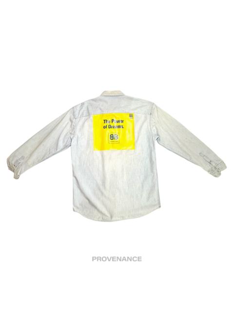 BALENCIAGA Balenciaga Chambray BB Dreams Denim Shirt - Blue 39