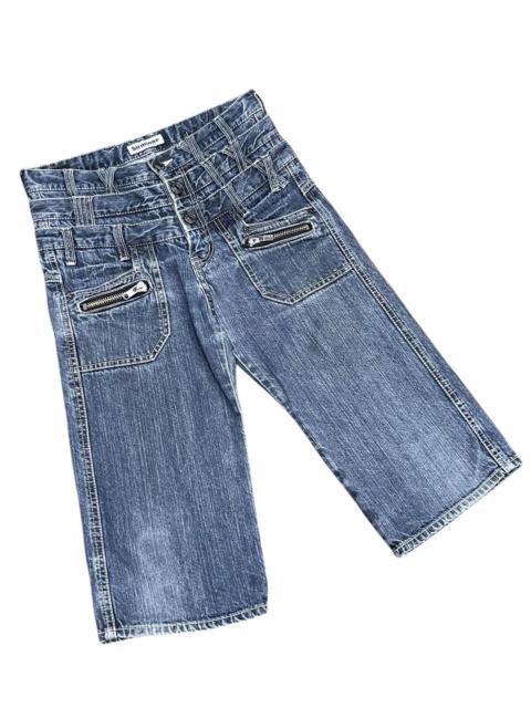 Other Designers Japanese Brand - 🔥SIRMIONE Designer Triple Waist Denim Shorts Avant Garde