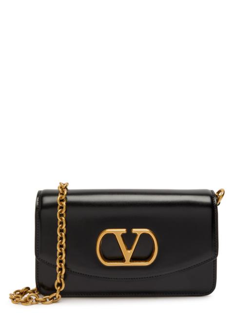 Valentino Valentino Garavani Vain Small Leather Clutch