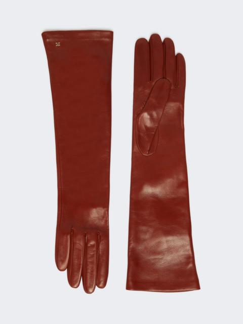 Max Mara AFIDEE Long Nappa leather gloves