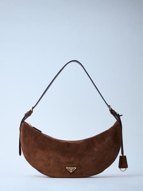 Prada Small Suede Shoulder Bag