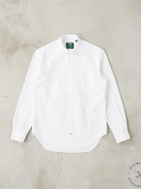 Gitman Vintage Cambridge Oxford - White