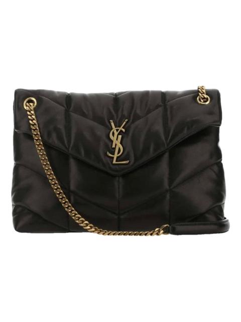 SAINT LAURENT Loulou Puffer leather handbag