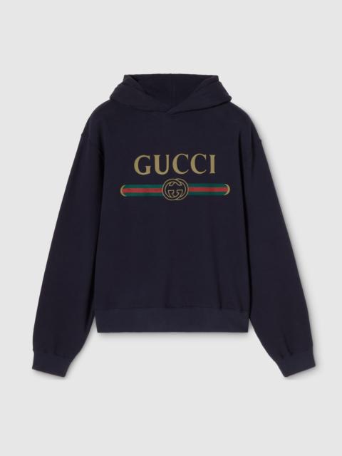 GUCCI Cashmere blend sweatshirt with print