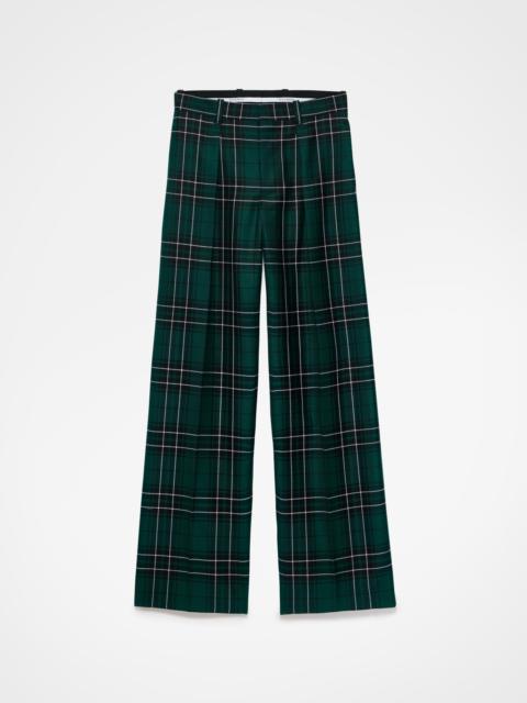JW Anderson STRAIGHT LEG TROUSERS IN FOREST GREEN