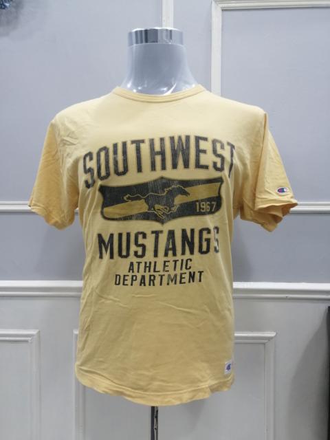 Other Designers Vintage - Rare Vintage Champion Mustang/ Tshirt/Rare & unique design