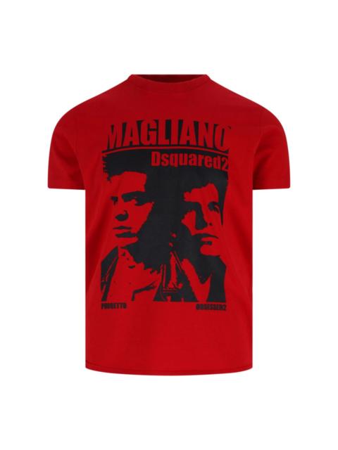 DSQUARED2 X MAGLIANO LOGO T-SHIRT