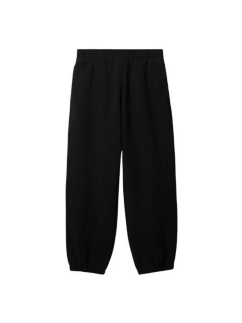 Burberry Burberry EKD Embroidered Cotton Jogging Pants