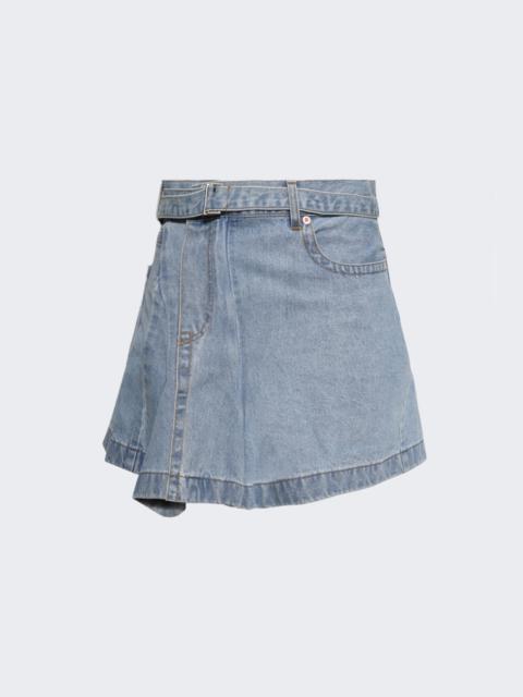 sacai Denim Skirt Light Blue