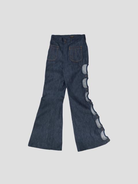 Kapital 11.5oz DENIM FREE-WHEEL FLARE JEANS