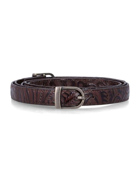LOW CLASSIC Low Classic Leather Two-way Buckle Belt