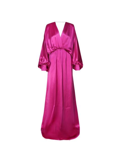 GUCCI Long Sleeved V-neck Gown