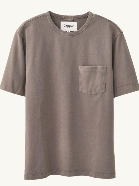 Corridor GARMENT DYE TEE - SMOKE