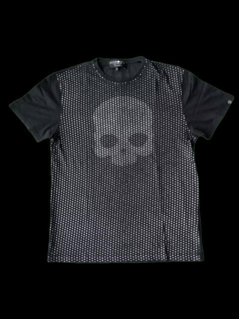 Hysteric Glamour Hydrogen Italy Skull Stars Graphic Black Tees