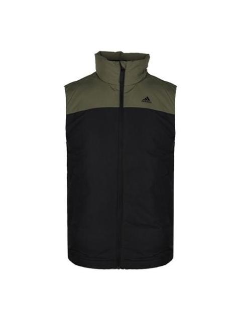 adidas adidas Down Vest CB Outdoor protection against cold Stay Warm Stand Collar Black FS0035