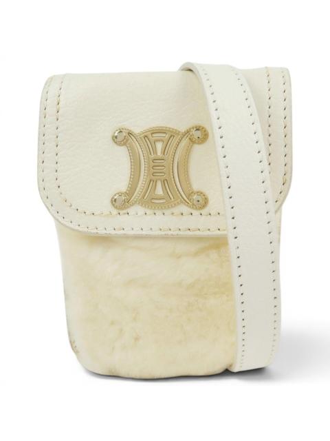 CELINE Triomphe leather crossbody bag