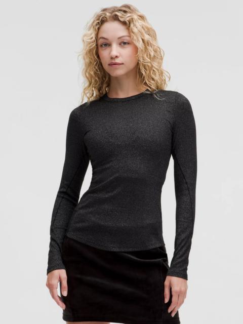 lululemon Hold Tight Long-Sleeve Shirt *Sparkle