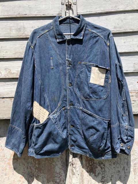 Other Designers Japanese Brand - Rna Slang Oversized Avant Garde Denim Chore Jacket