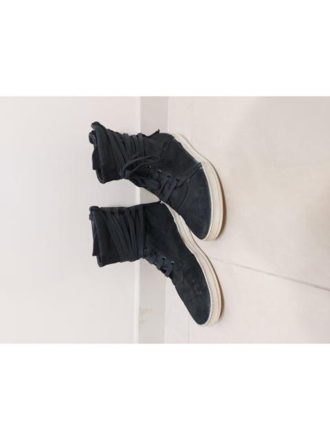 Dior SS10 Runway Multi Laced High Top Sneakers