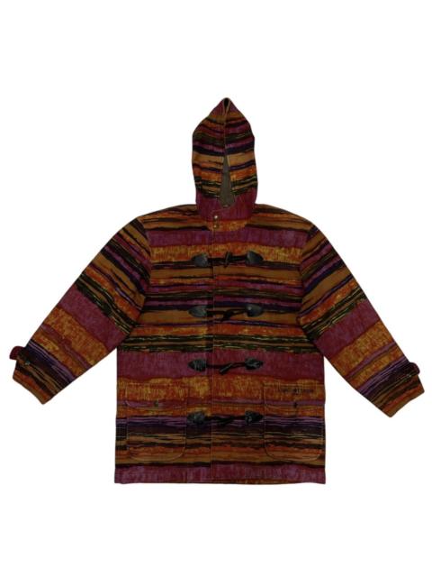 Other Designers Designer × Enrico Coveri - Enrico Coveri Multicolor Duffle Jacket