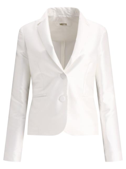 F.IT - F.it Satin Single-breasted Blazer