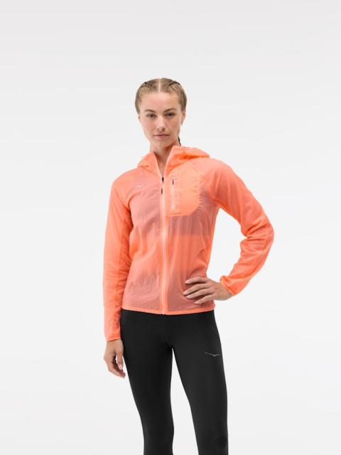 HOKA Women's Skyflow Jacket in Neon Cantaloupe