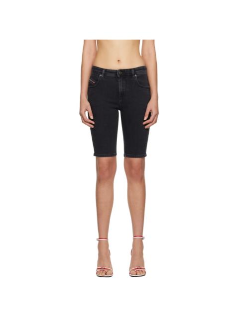 Diesel Black De-Ginny Shorts