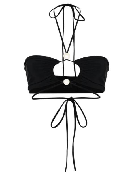 Magda Butrym Women Top Bikini Con Perle