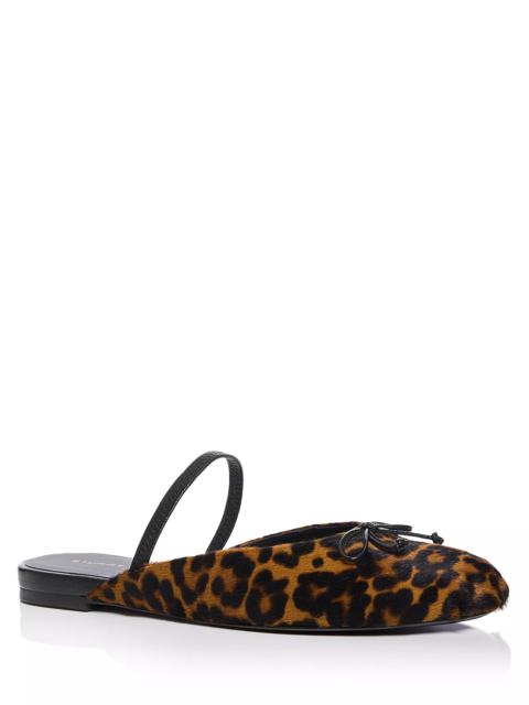 Women's Prima Bow Calf Hair Ballet Flats