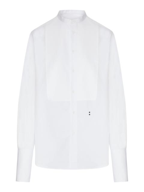 FENDI WHITE POPLIN SHIRT