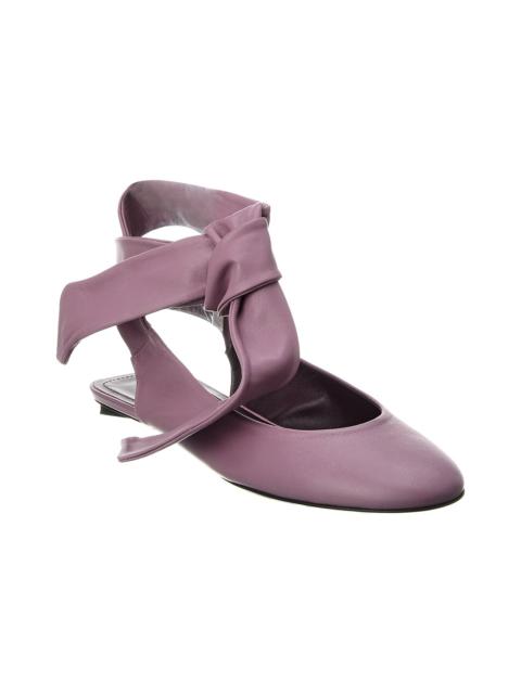 THE ATTICO The Attico Cloe Leather Ballet Flat