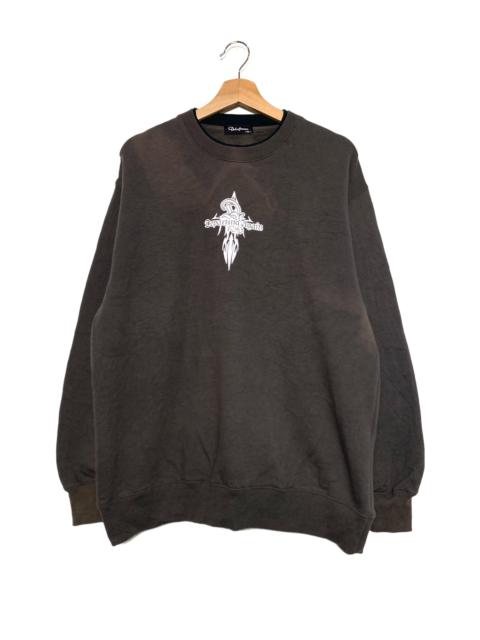 Other Designers Japanese Brand - Vintage Sunfaded Delufoam Departing Again Crewneck