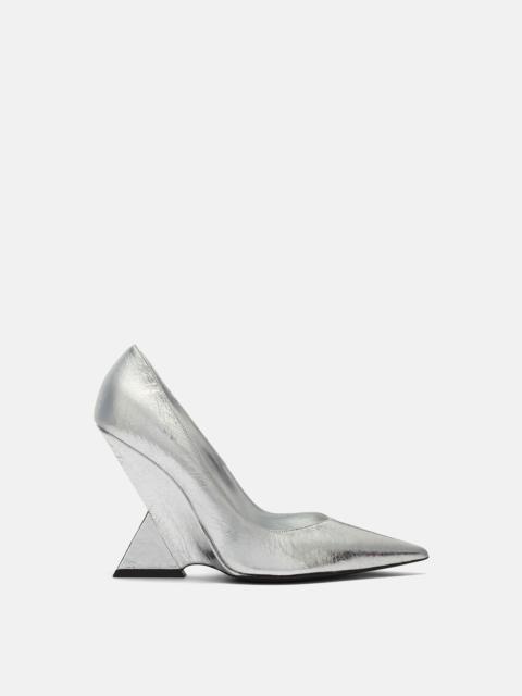 THE ATTICO ''CHEOPE'' SILVER PUMP