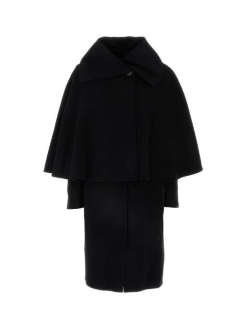 Chloe Woman Black Wool Blend Coat