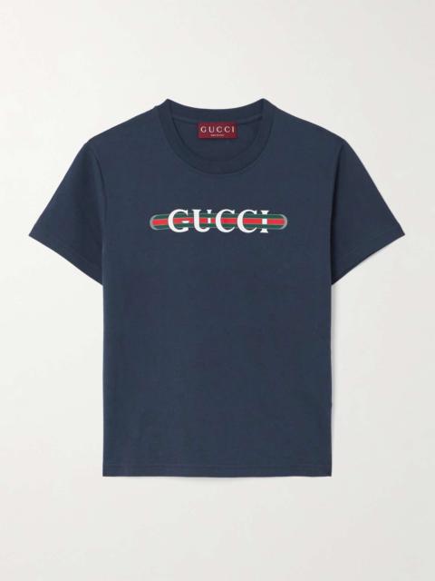 New 70s printed cotton-jersey T-shirt