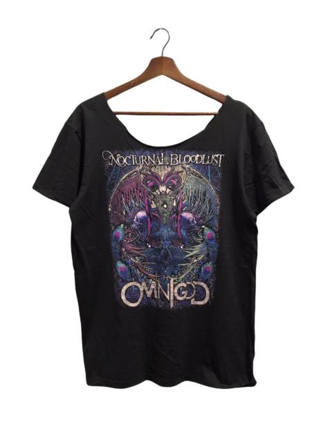 Other Designers Japanese Brand - RARE DISTRESSED NOCTURNAL BLOODLUST JAPANESE METAL BAND