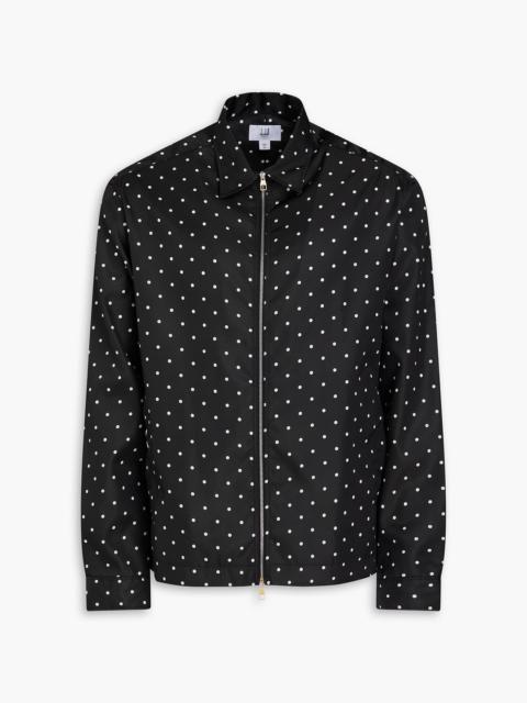 Other Designers Polka-dot satin-twill shirt