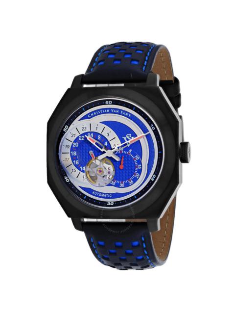Other Designers Christian Van Sant Machina Automatic Blue Dial Men's Watch CV0563
