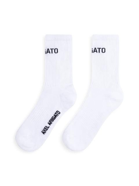 Axel Arigato Axel Arigato Arigato Logo Tube Socks in White at Nordstrom