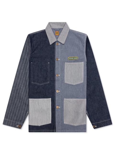 Human Made CRAZY COVERALL JACKET #2 - INDIGO