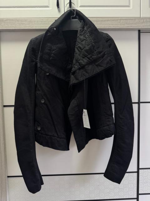 Rick Owens Rick Owens biker leather jacket padded jacket
