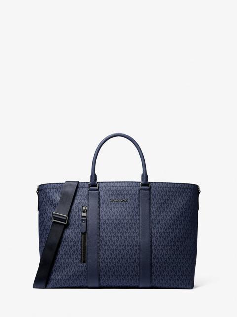 MICHAEL KORS Hudson Signature Logo Tote Bag