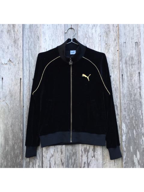 Other Designers Vintage - Vintage Puma Zip Up Velour Sweatshirt