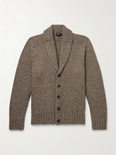 Shawl-Collar Oasi Cashmere Cardigan