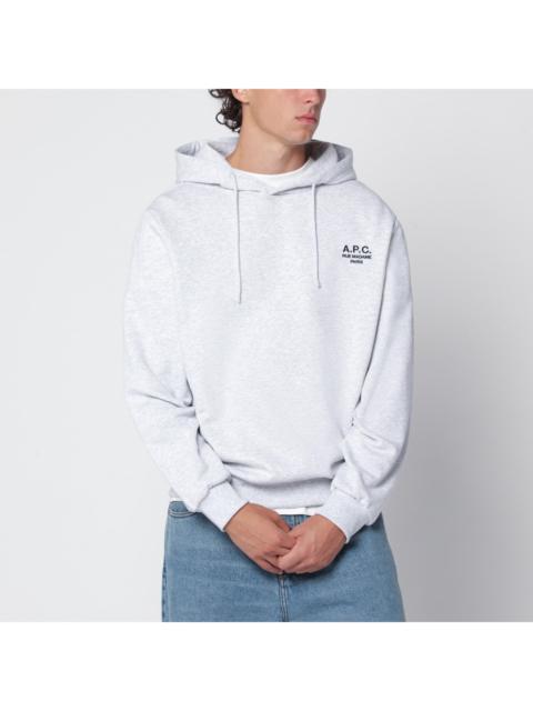 A.P.C. A.P.C. Grey Cotton Hoodie Men