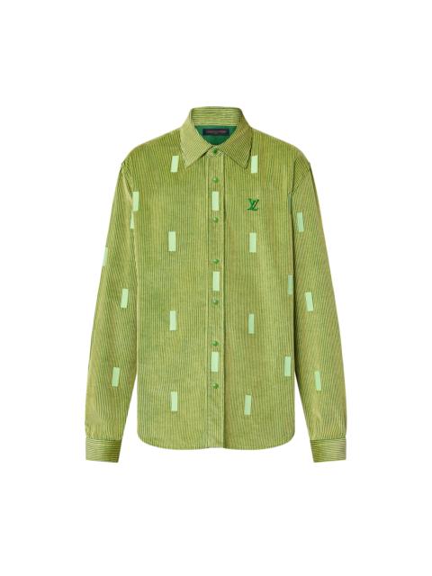 LV x Park Seo-Bo Corduroy Long-Sleeved Shirt